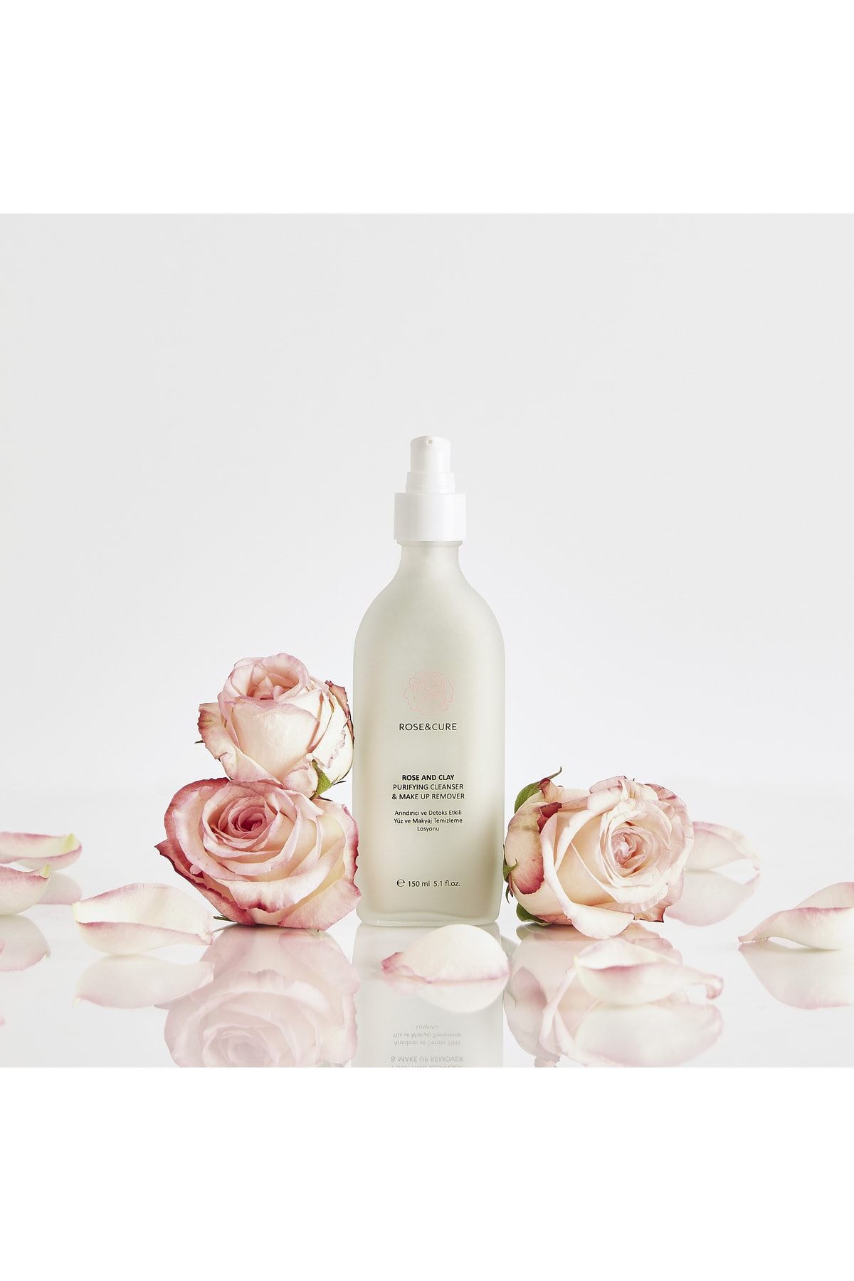 Rose and Cure Arındırıcı ve Detoks Etkili Makyaj Temizleme Losyonu 150 ml