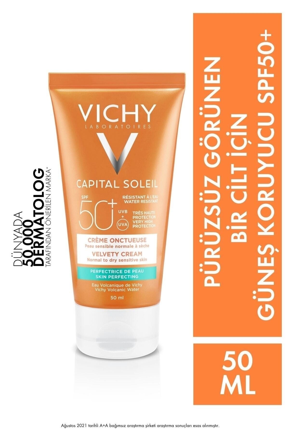 Vichy Ideal Soleil Spf50+ Velvety Cream 50.ml.