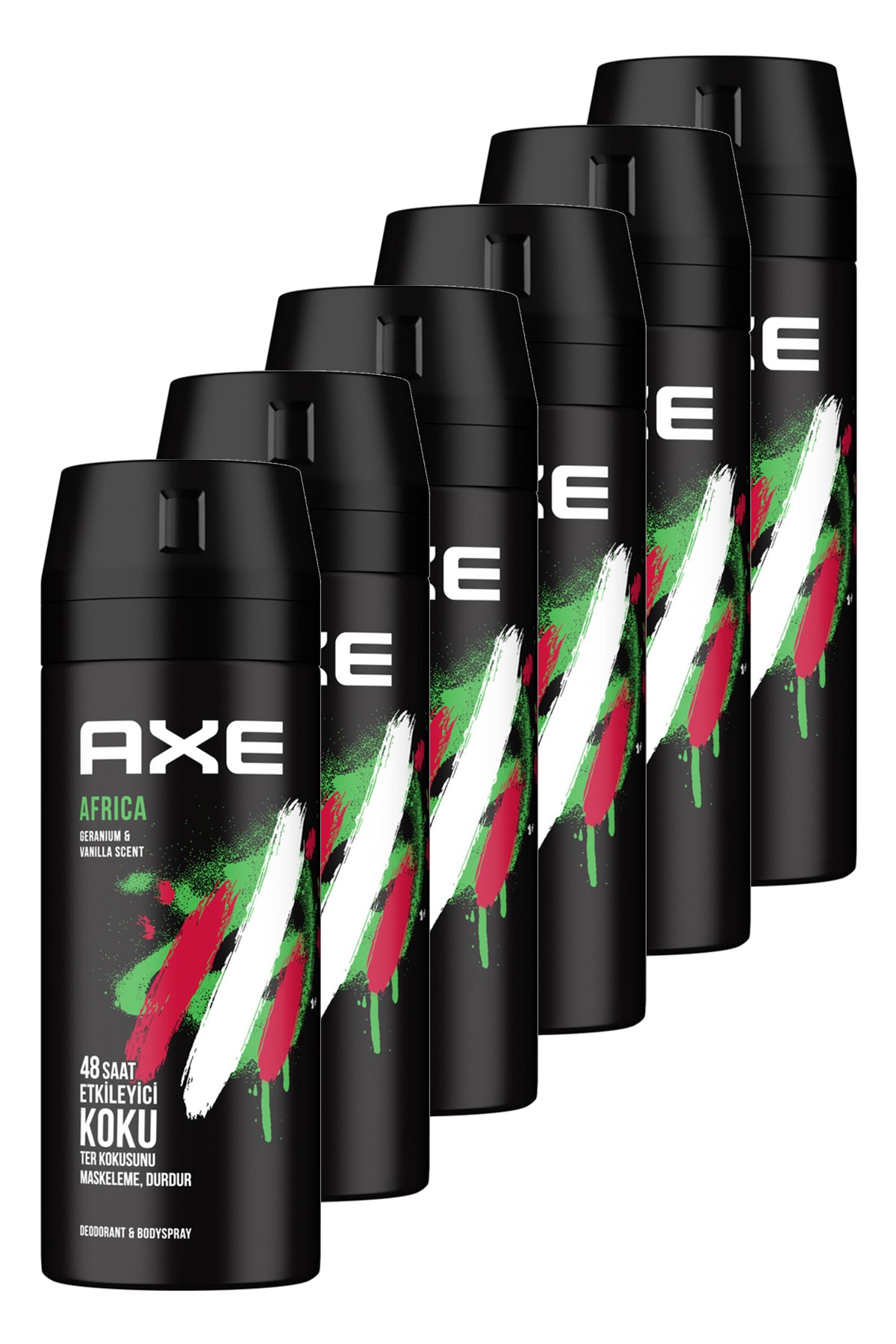 Axe Africa Erkek Deodorant 150 Ml. Altılı Set