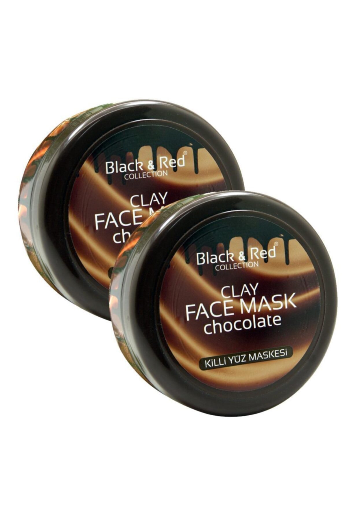 Black Red Çikolatalı Kil Yüz Maskesi 2x400 ml