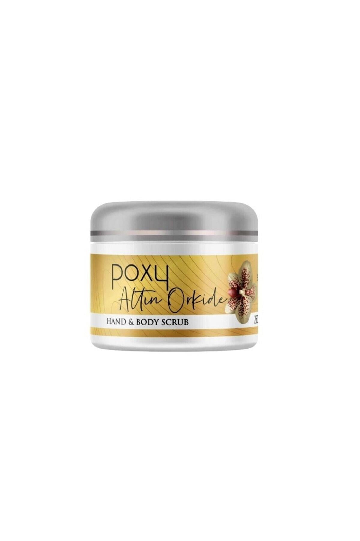 Poxy Altın Orkide Scrub 250 ml Kıl Dönmesi Ve Batık Problemlerine Etkili Ölü Deri Yenileyici