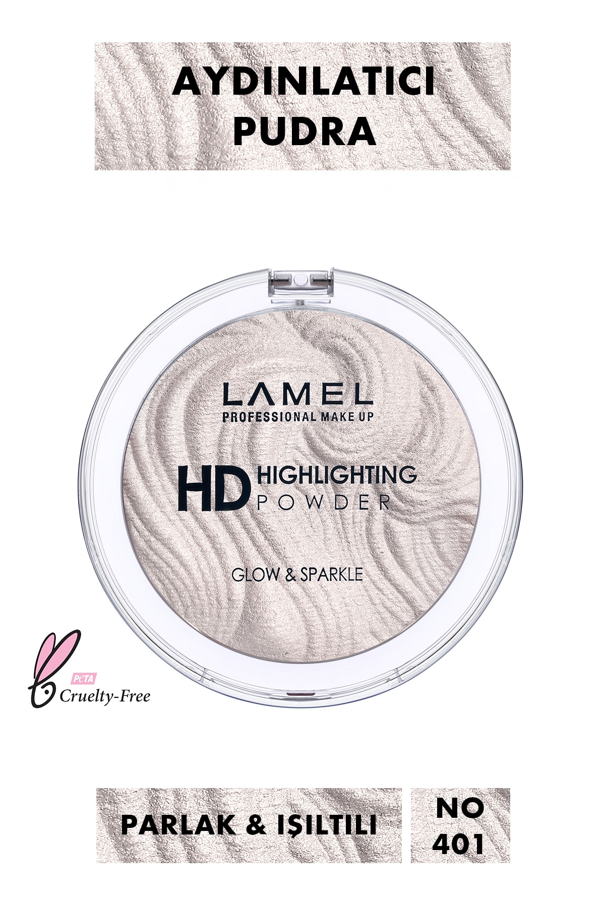 Lamel Cosmetics Lamel Hd Pudra Highlighting Gümüş No 401
