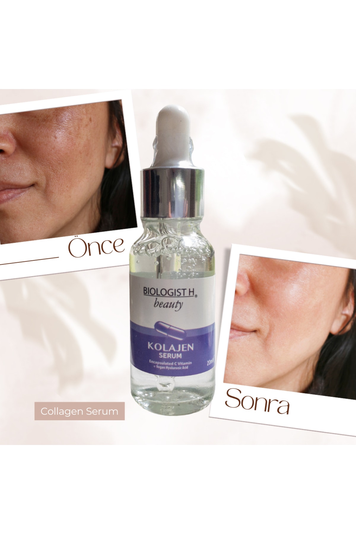 Bıologısth Biologist Kolajen Serum + C Vitamini Ve Vegan Hyalüronic Asit Cilt Serumu 20ml