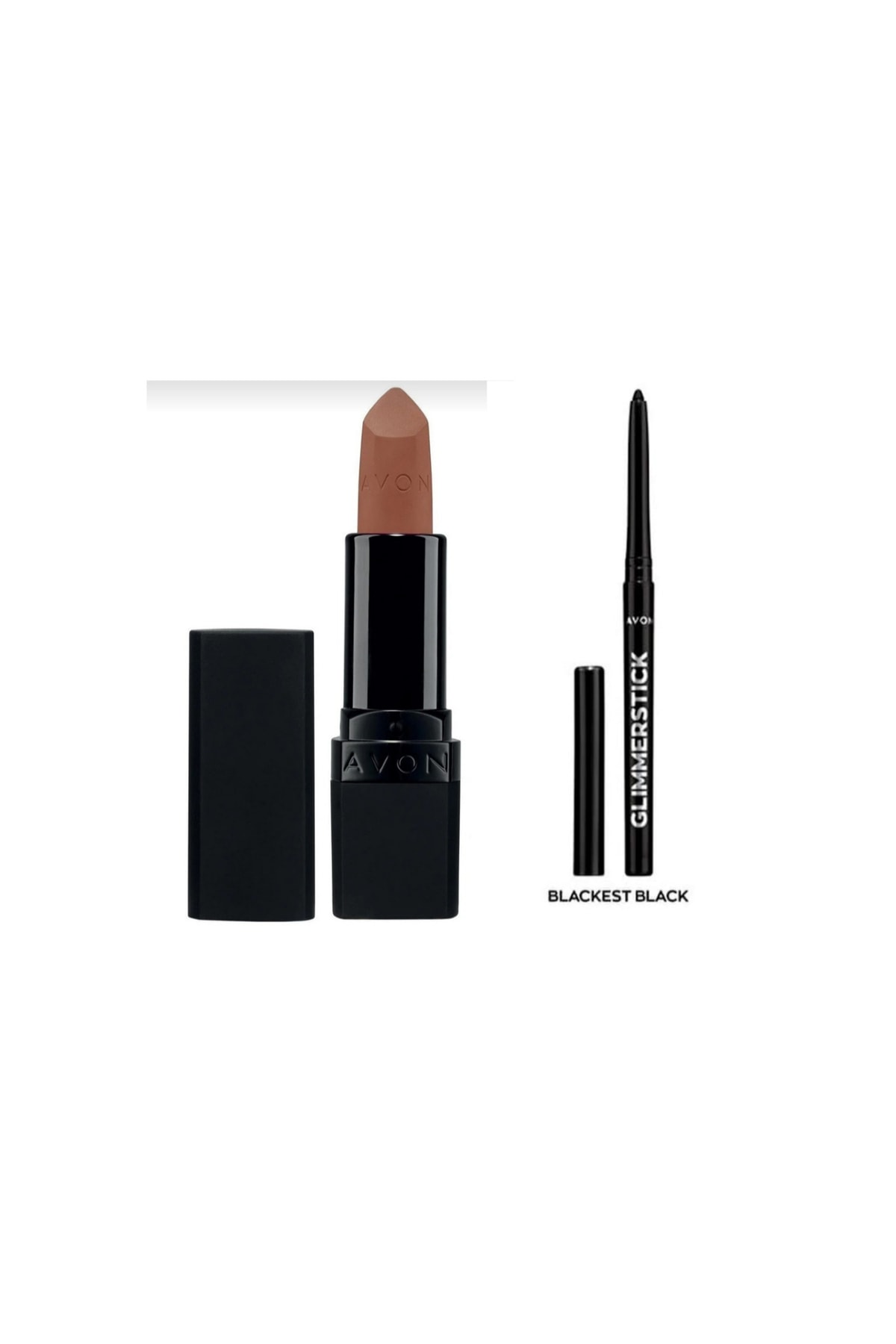 AVON Marvellous Mocha Ultra Mat Ruj Ve Glımmerstick Asansörlü Göz Kalemi