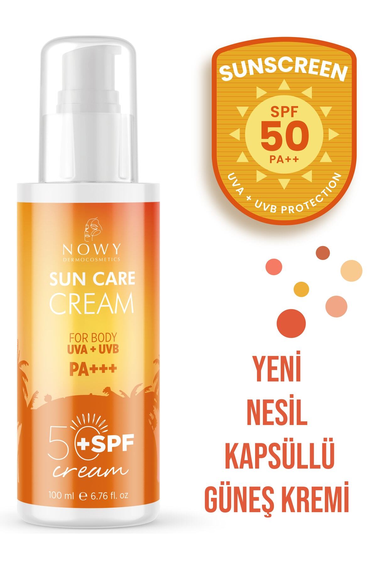 nowy Spf 50 Uvb Ve Uva Yüksek Korumalı Yüz&vücut Güneş Kremi Leke Karşıtı(nıacınamıde Arbutın )100ml
