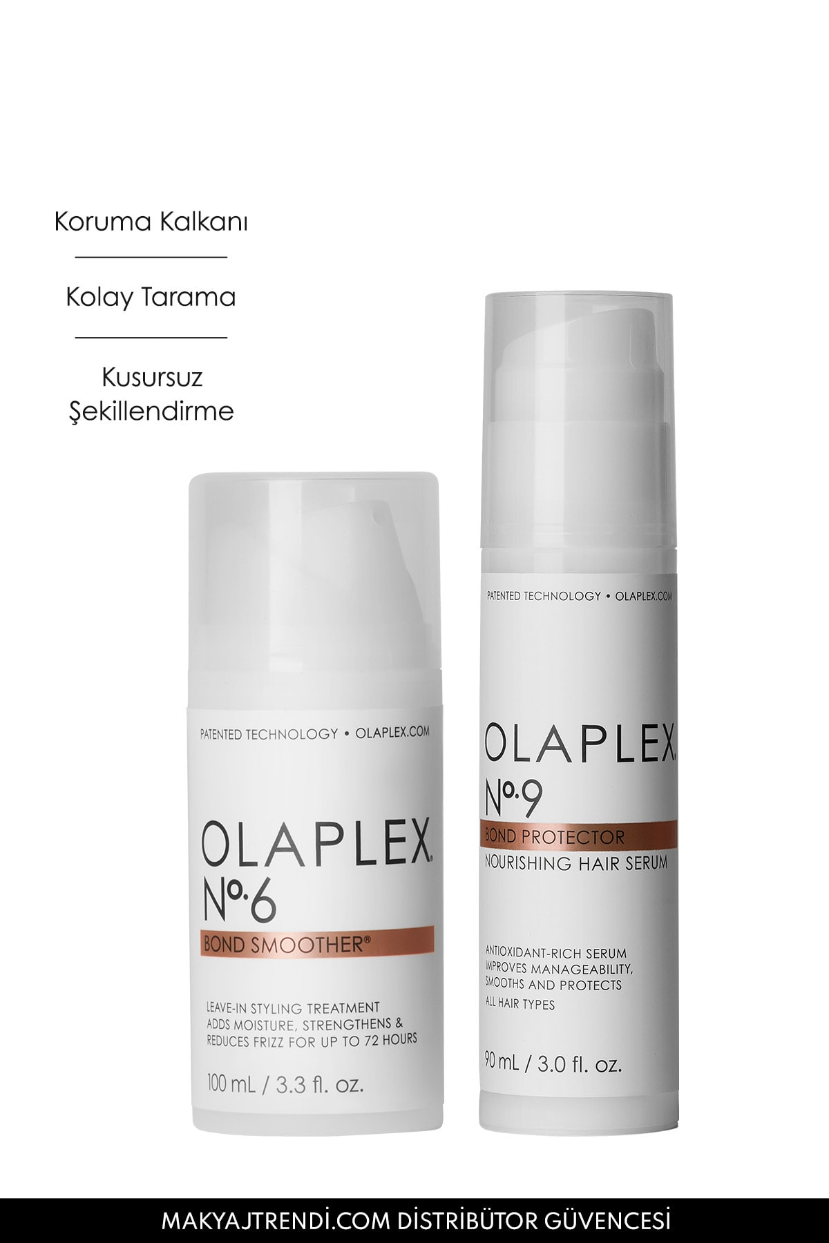 Olaplex Frizz Control Styling Duo - Elektriklenmeyi Kontrol Altına Alan Bağ Güçlendirici Ikili Set