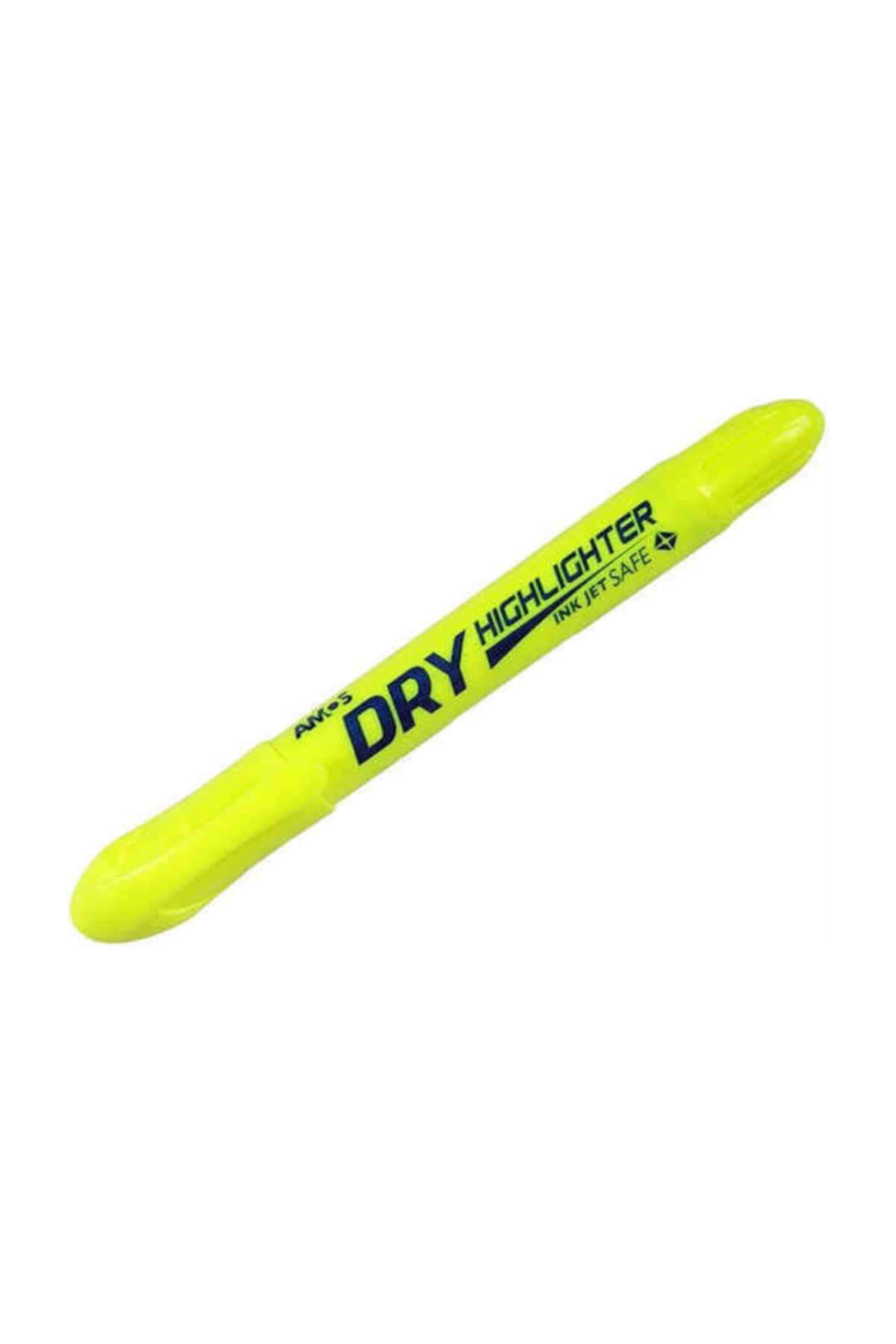 Amos Dry Highlighter Jel Fosforlu Kalem SARI