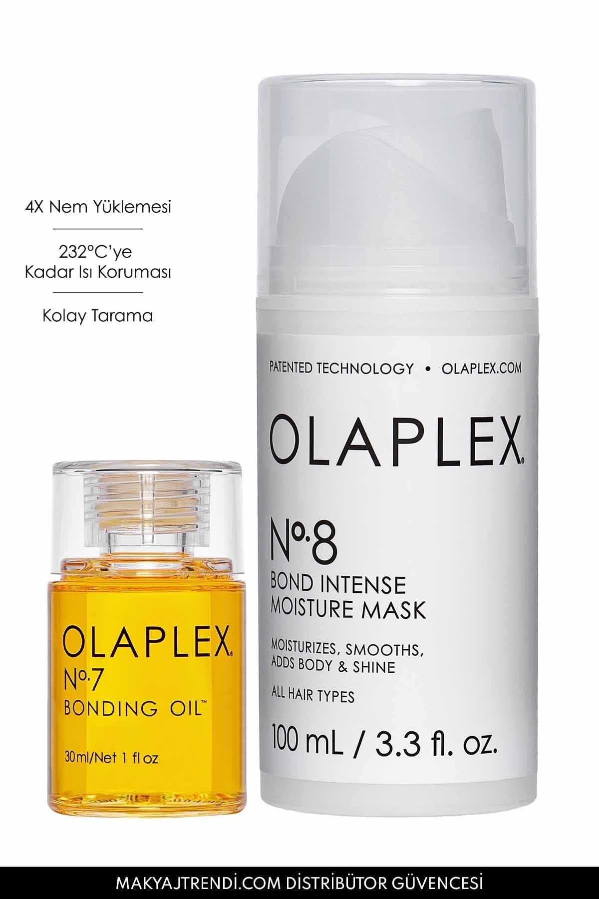 Olaplex Bonding & Intense Moisture Duo - Bağ Güçlendiren & Yoğun Nem Sağlayan Ikili Bakım Seti