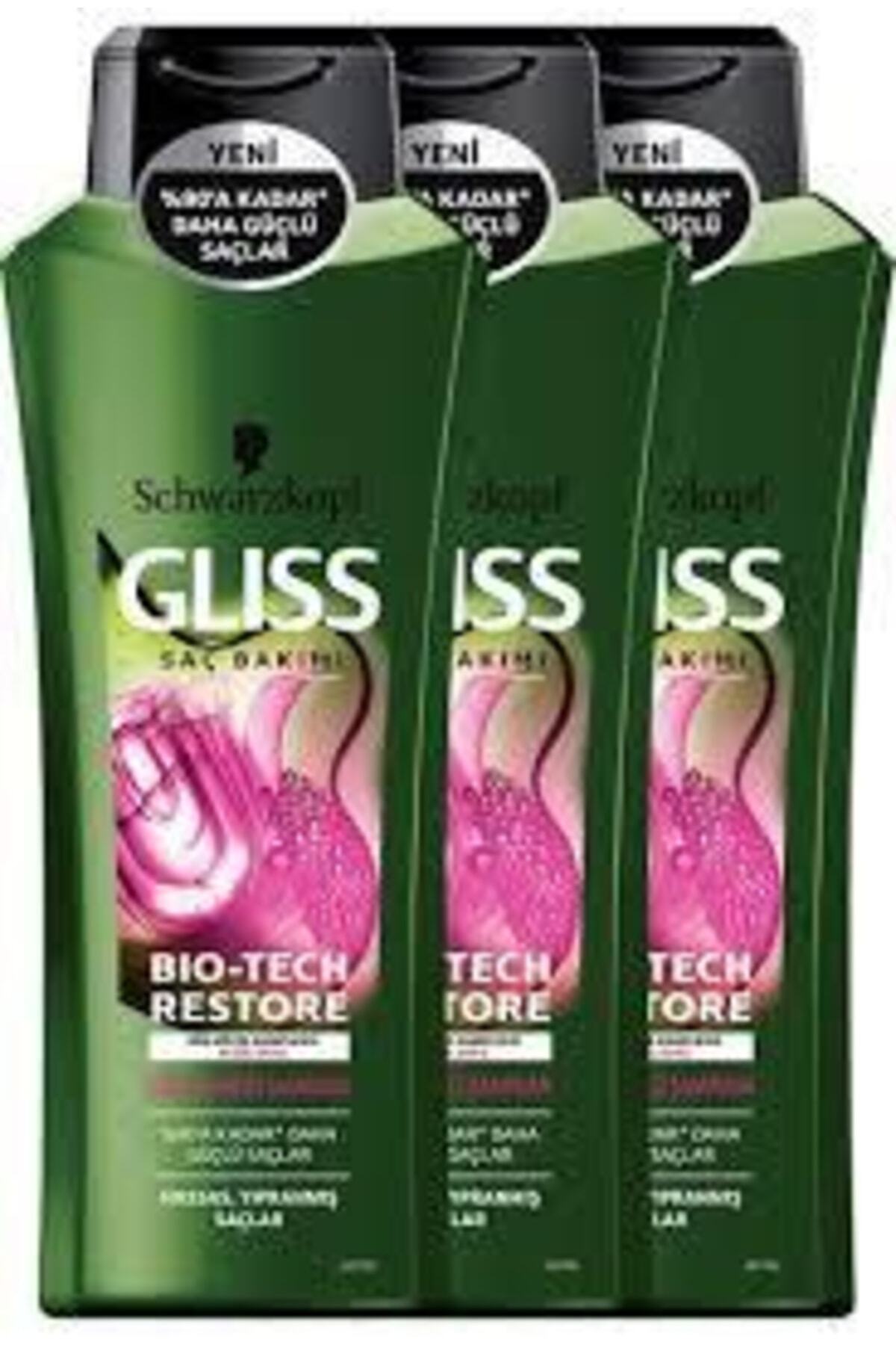 Gliss Bio-tech Restore Şampuan X3