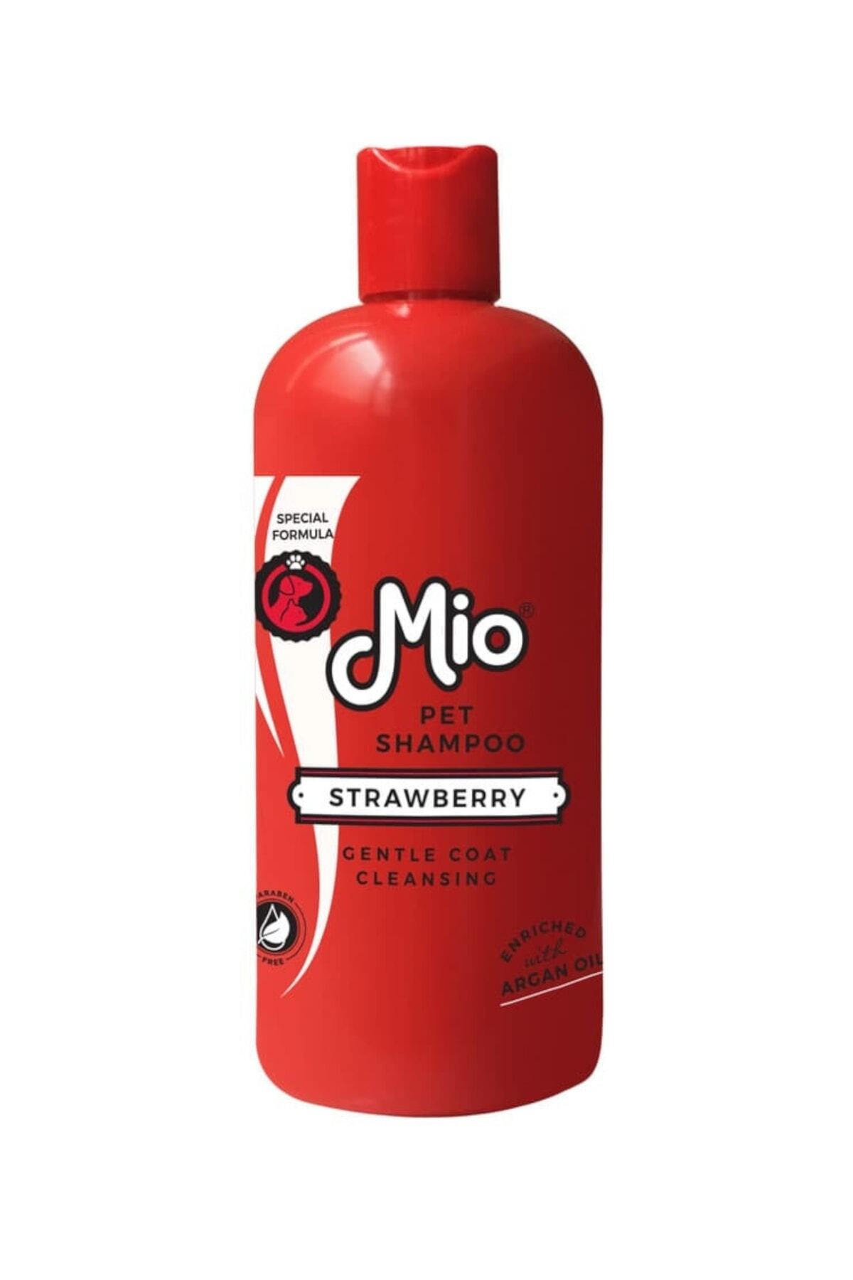 MİO Pet Şampuanı Zenginleştirilmiş Argan Yağlı Kedi Ve Köpek Şampuanı Çilek Aromalı 400 ml