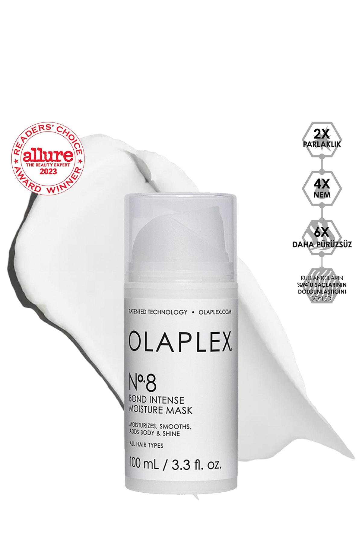 Olaplex Nº.8 Bond Intense Moisture Mask - Bağ Güçlendirici &yoğun Onarıcı & Nemlendirici Maske