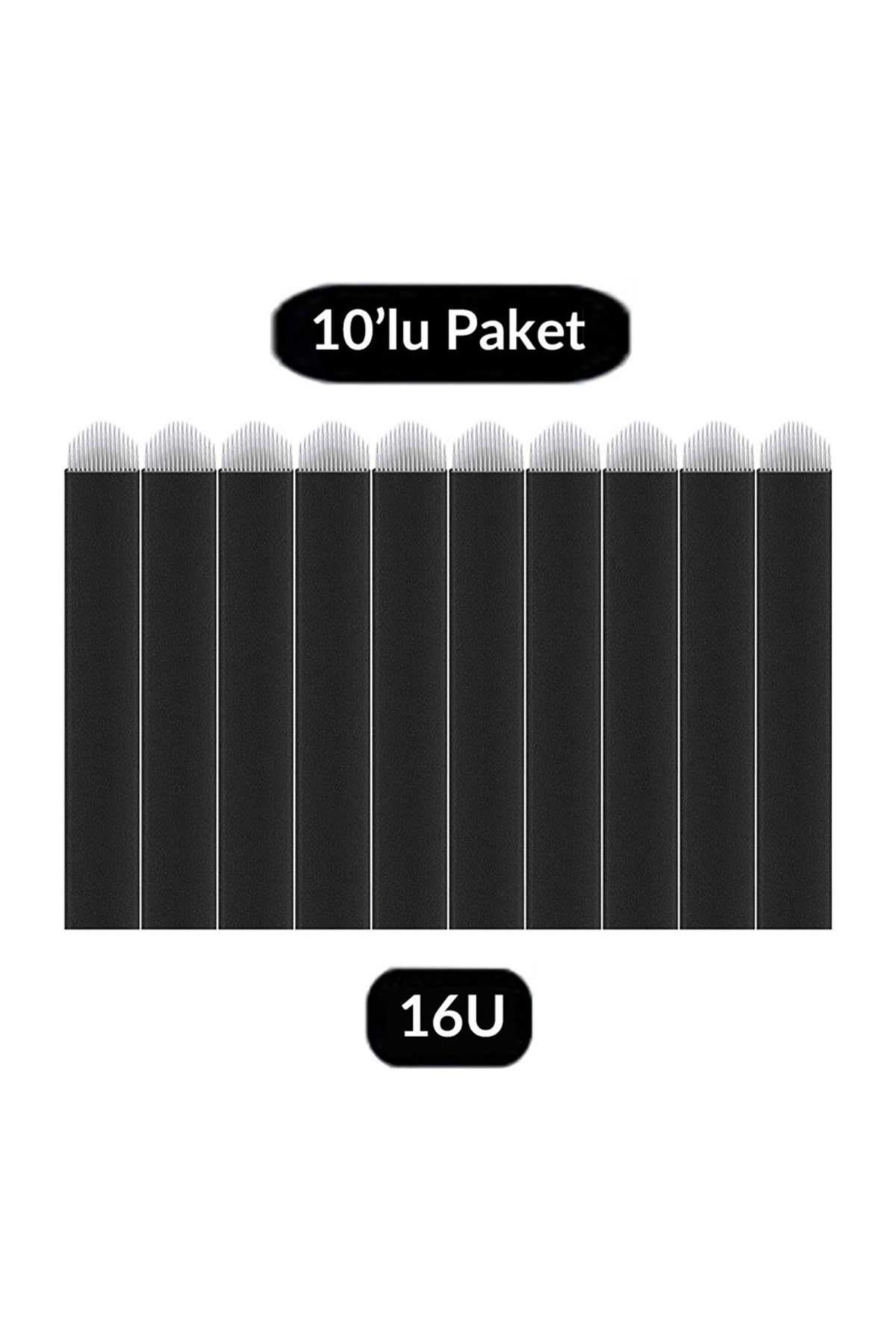 ELLEA NAIL Ellea Kalıcı Makyaj 16 Pin Microblading Iğnesi 16u 10'lu Paket Iğne