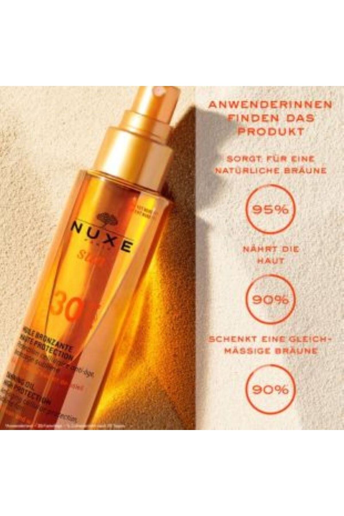 Nuxe Sun Bronzlaştırıcı Yüz Ve Vücut Yağı Spf30-150ml