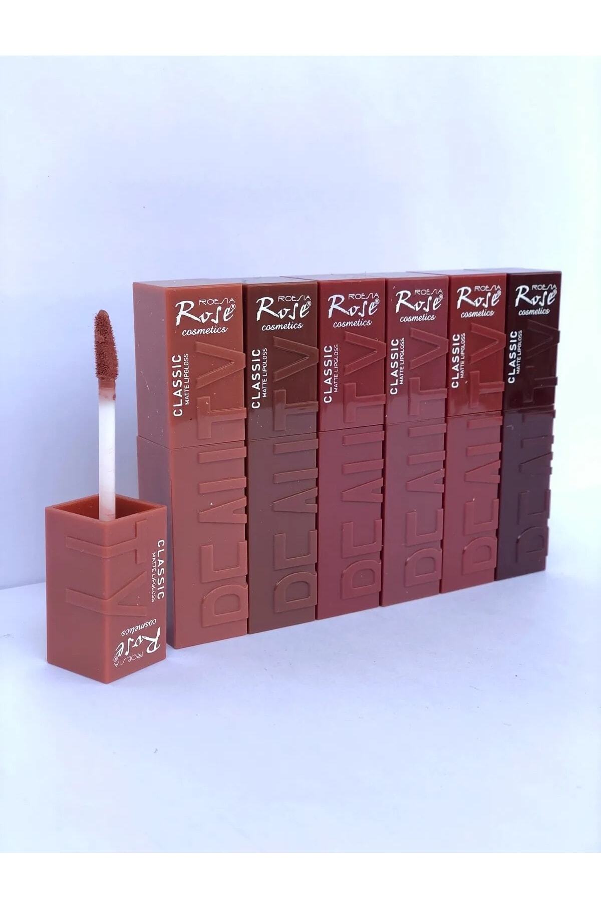 Roesia Rose Kalıcı Ruj Mat 6lı Set