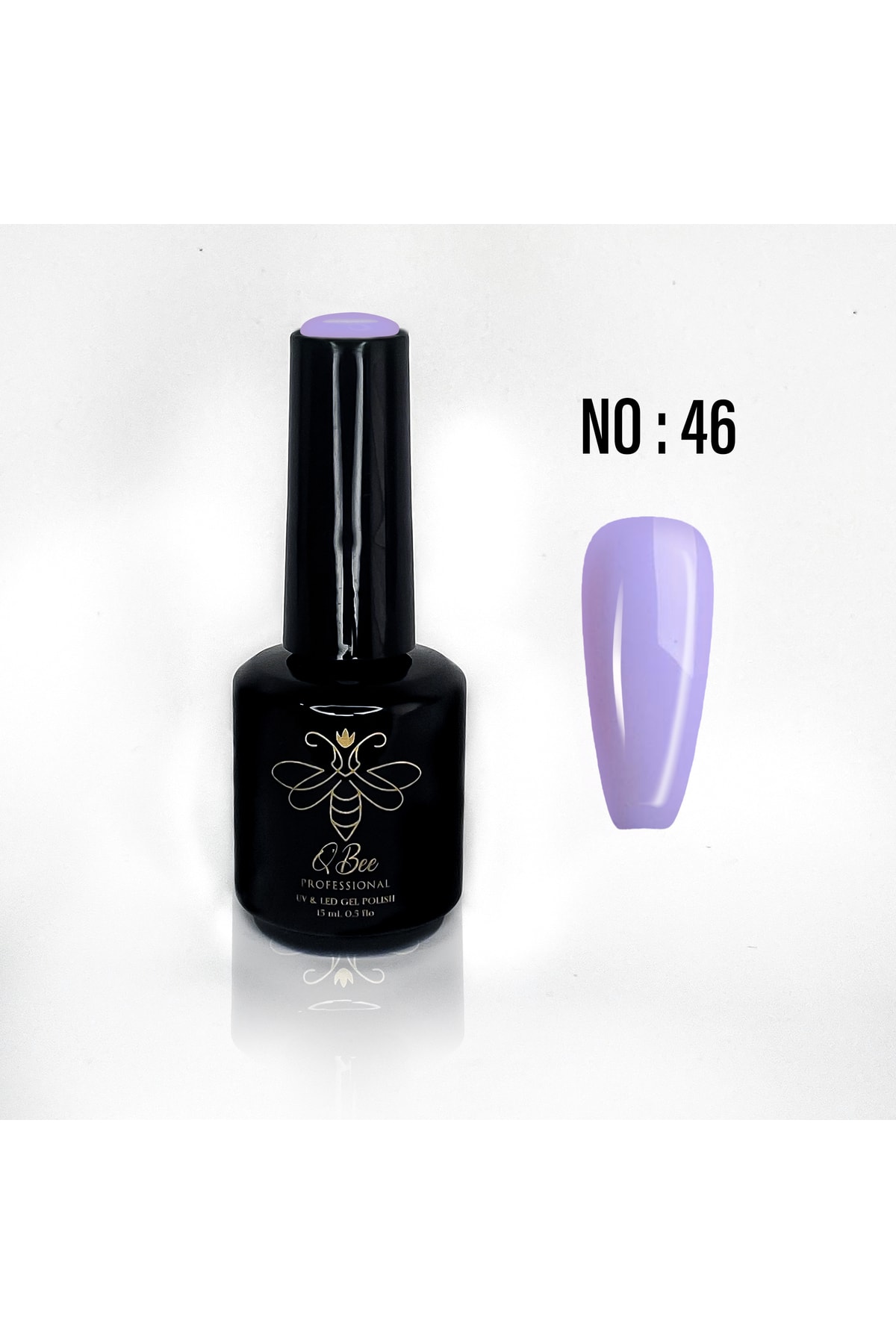 QBEE PROFESSIONAL Protez Tırnak Kalıcı Oje 15ml Mauve Mor