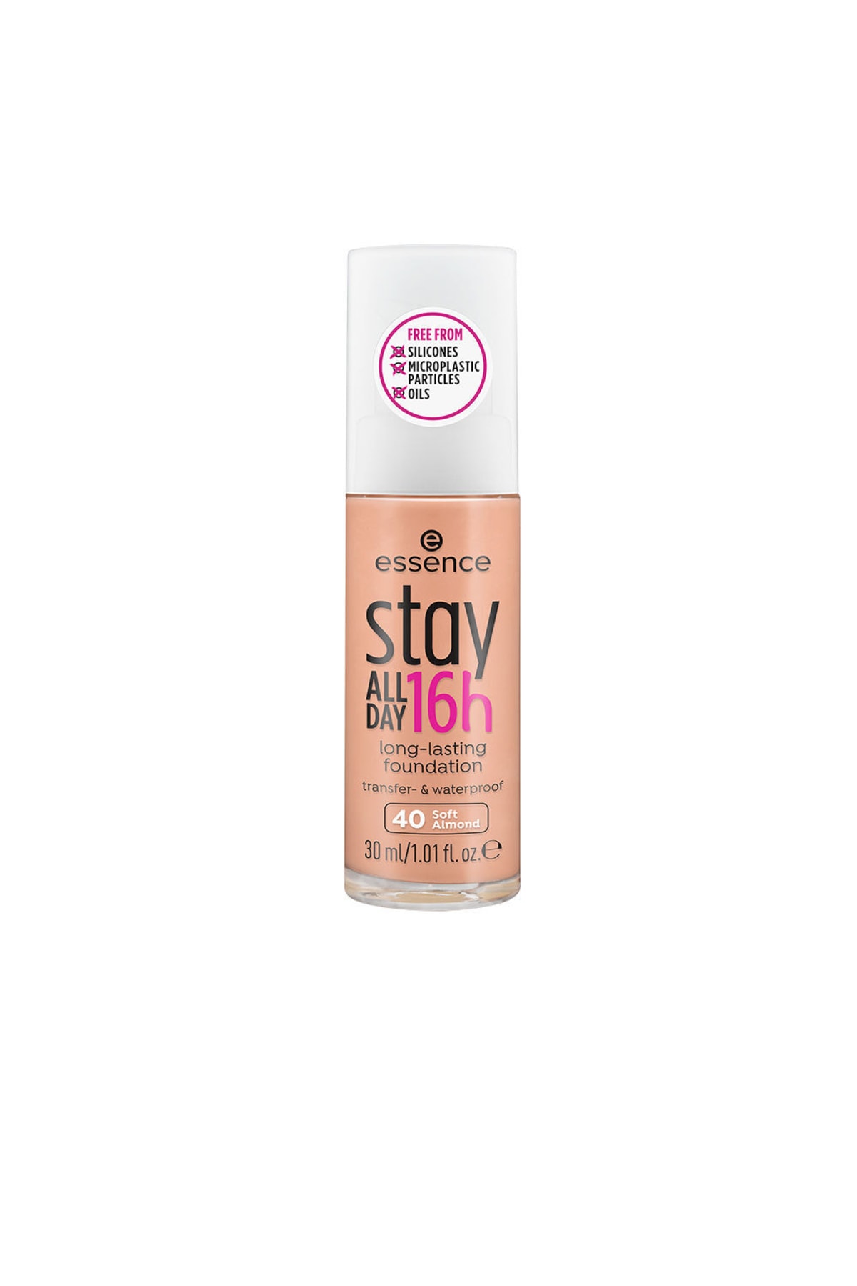 Essence Stay All Day 16h Uzun Süre kalıcı Maquillaje #40-yumuşak Badem Özü 30 ml