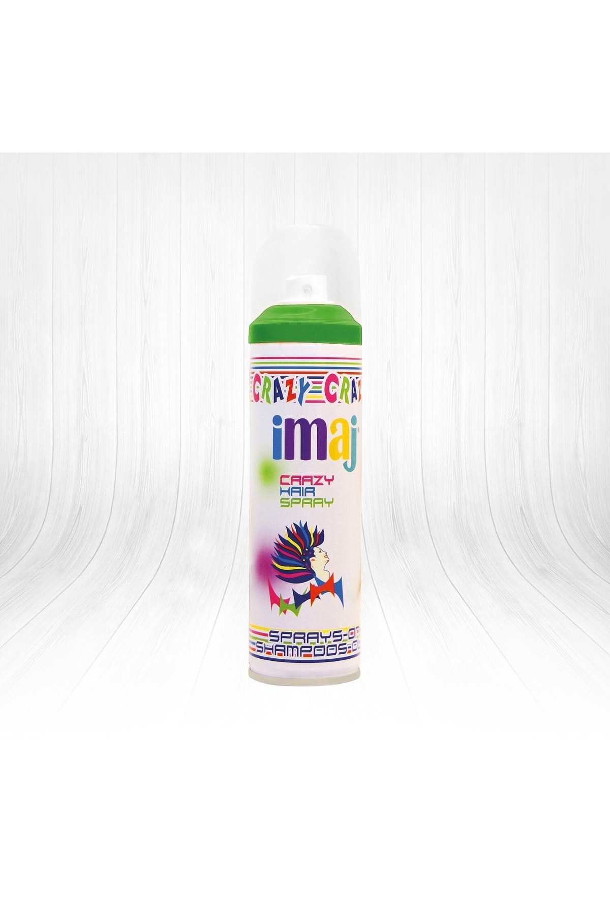 İmaj Crazy Color Renkli Saç Spreyi Yeşil 100 Ml