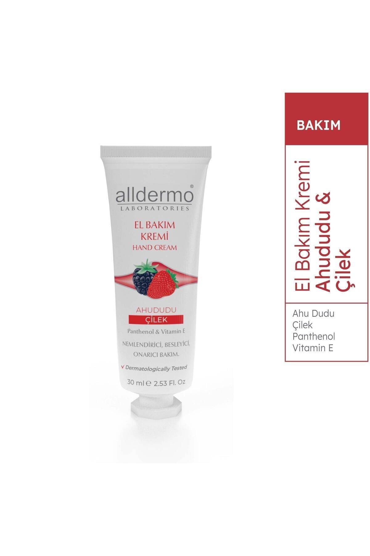 Alldermo El Bakım Kremı Ahududu Cılek 30ml