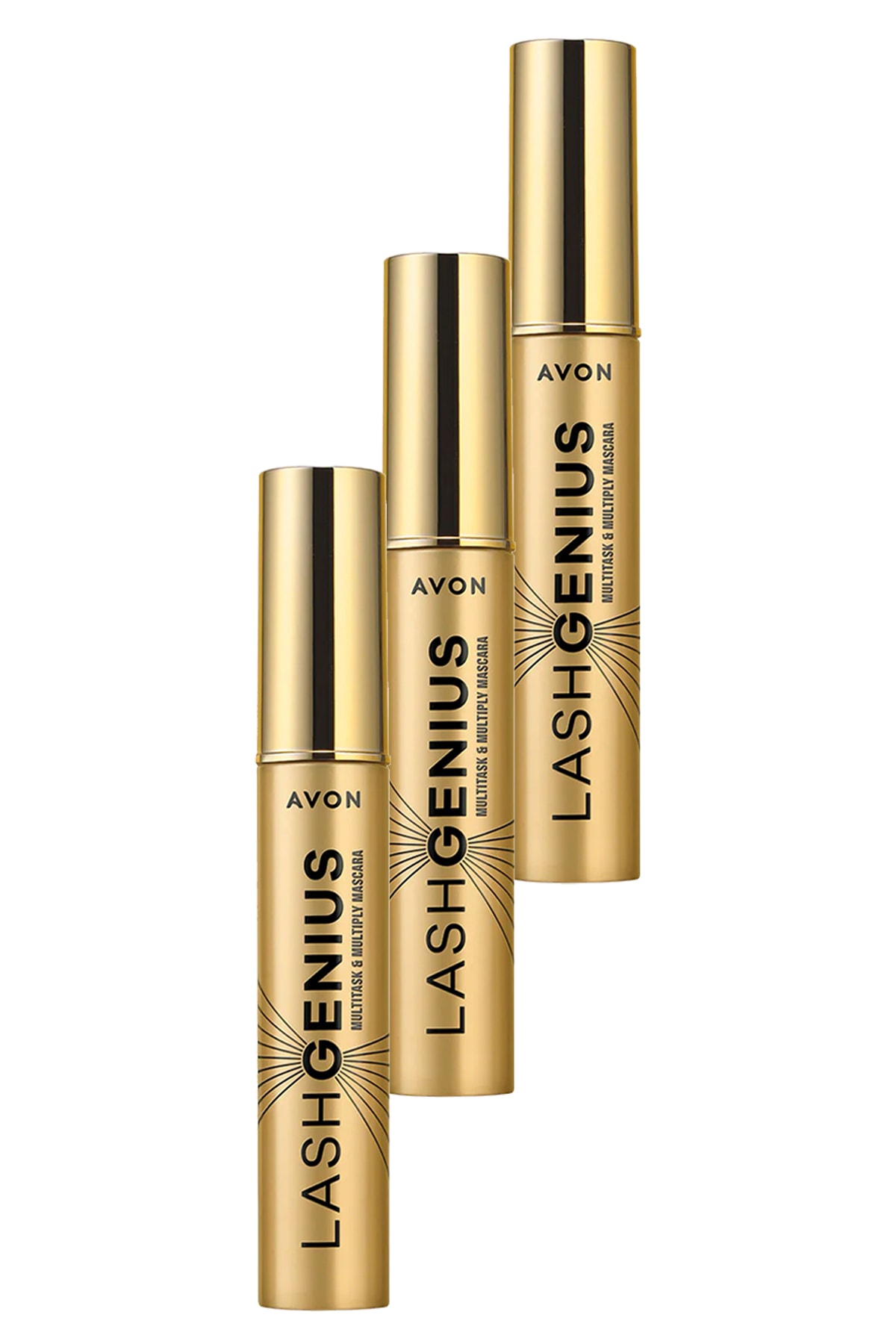 AVON True Lash Genius 5 Etkili Maskara 10 Ml. Üçlü Set