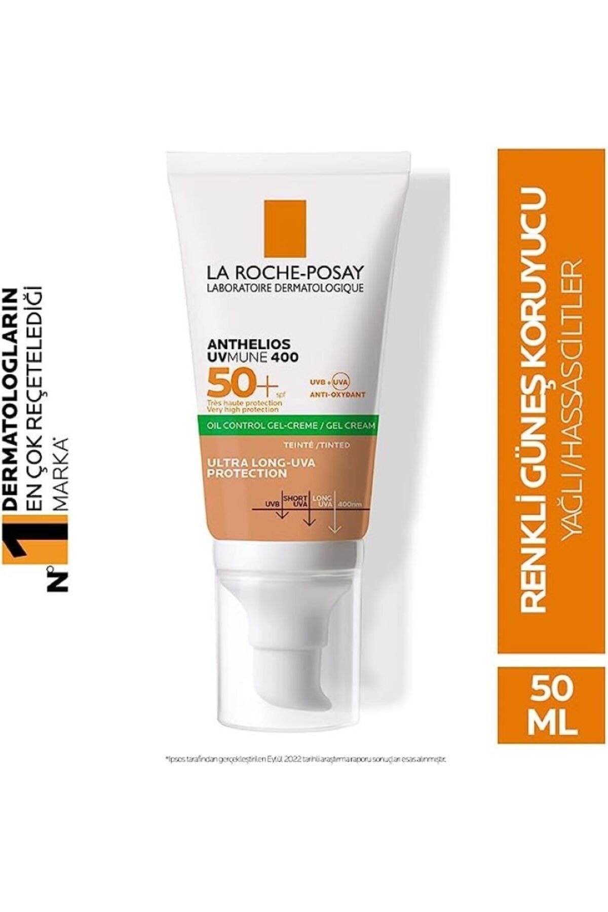 La Roche Posay La Roche-posay Anthelıos Uvmune 400 Spf 50 Renkli Güneş Kremi-50 ml