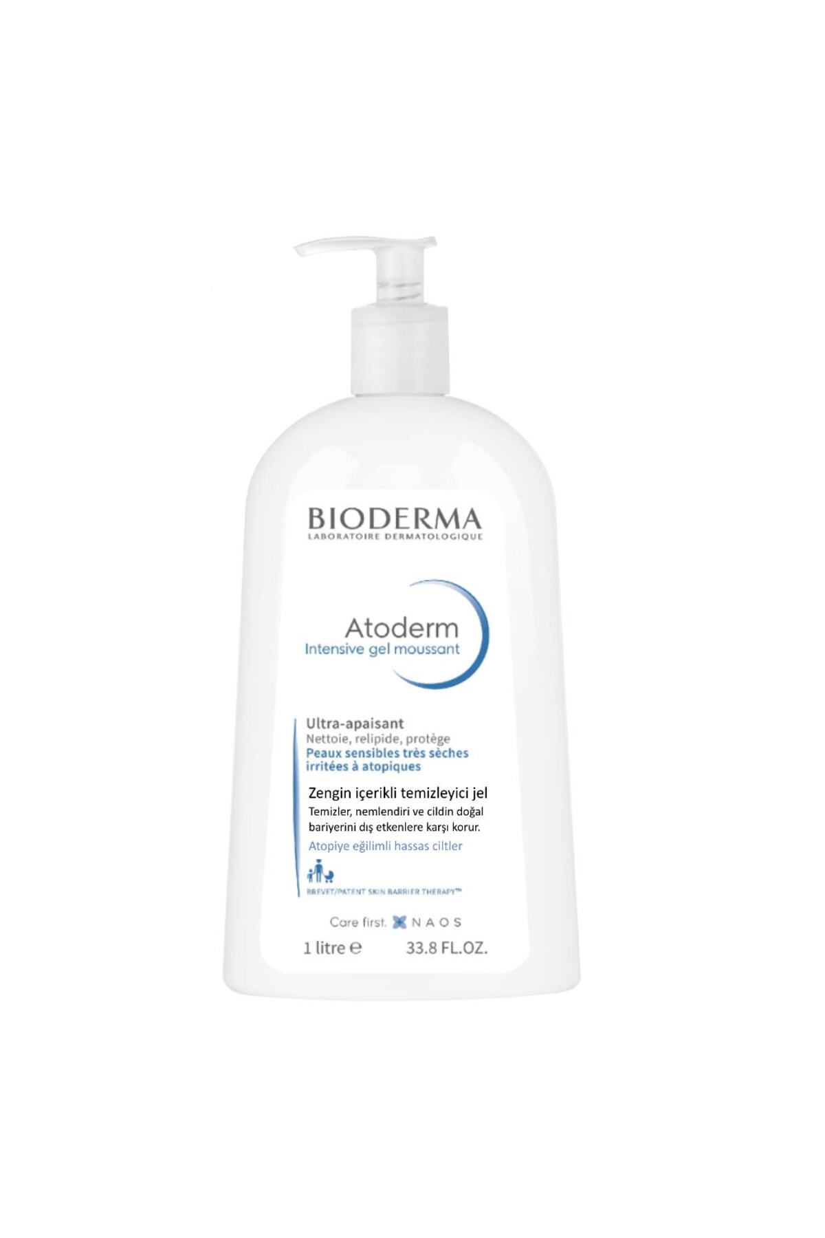 Bioderma Atoderm Intensive Foaming Gel 1 lt Çok Kuru ve Atopi Cilt İçin Temizleyici Jel