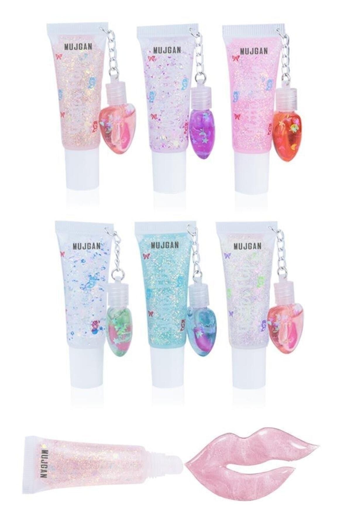 RS Ronassi Cosmetics 6'lı Glitter Içerikli Dudak Yağı Ve Nemlendirici