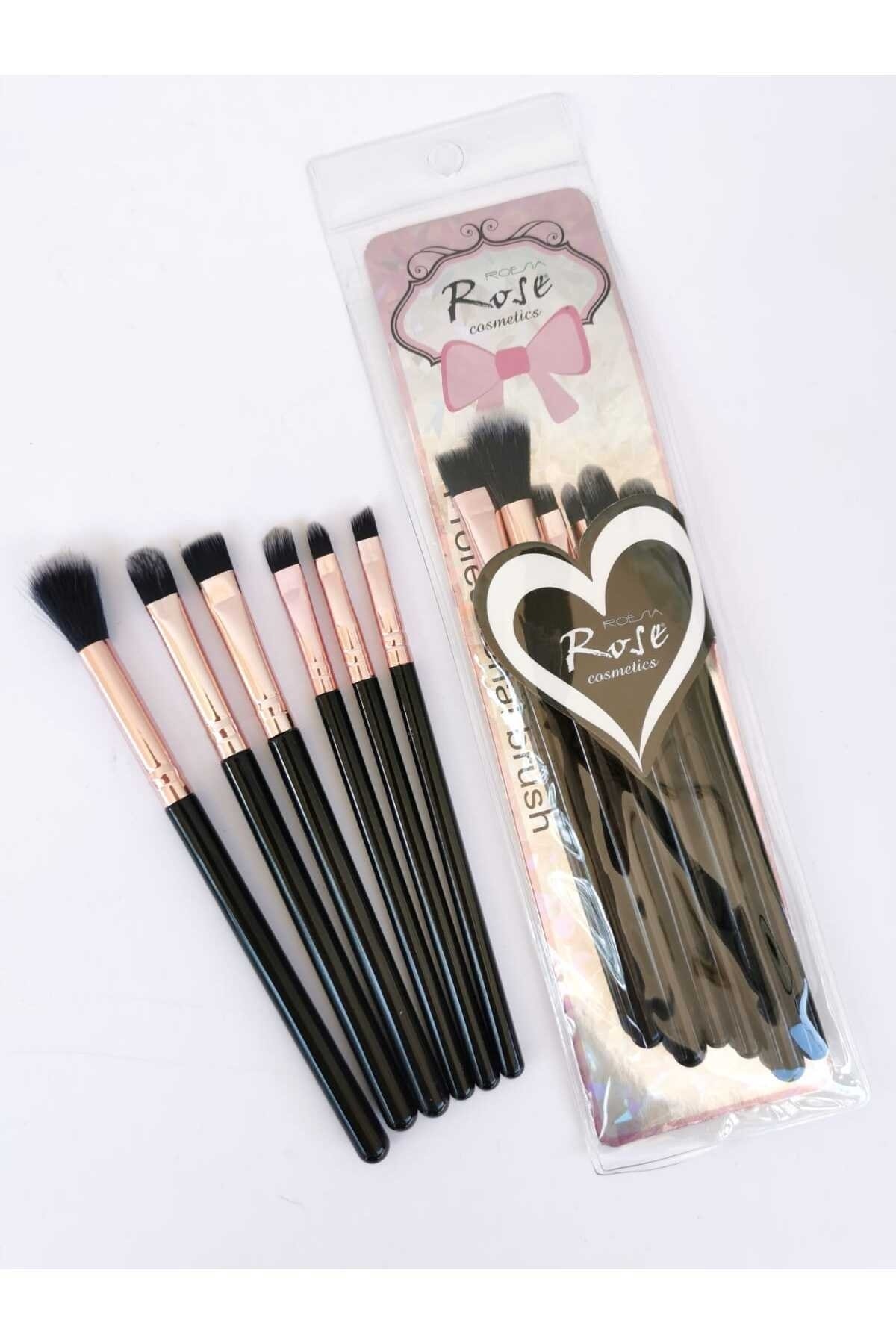 Roesıa Rose Cosmetics Rose 6'lı Karıştırma, Far Fırçası