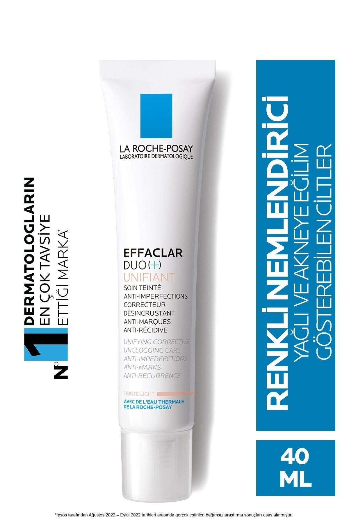 La Roche Posay Sivilceye Eğilimli Ciltlerde Lekelerin Görünümünü Azaltıcı Effaclar Duo Unifiant Light Krem 40ml