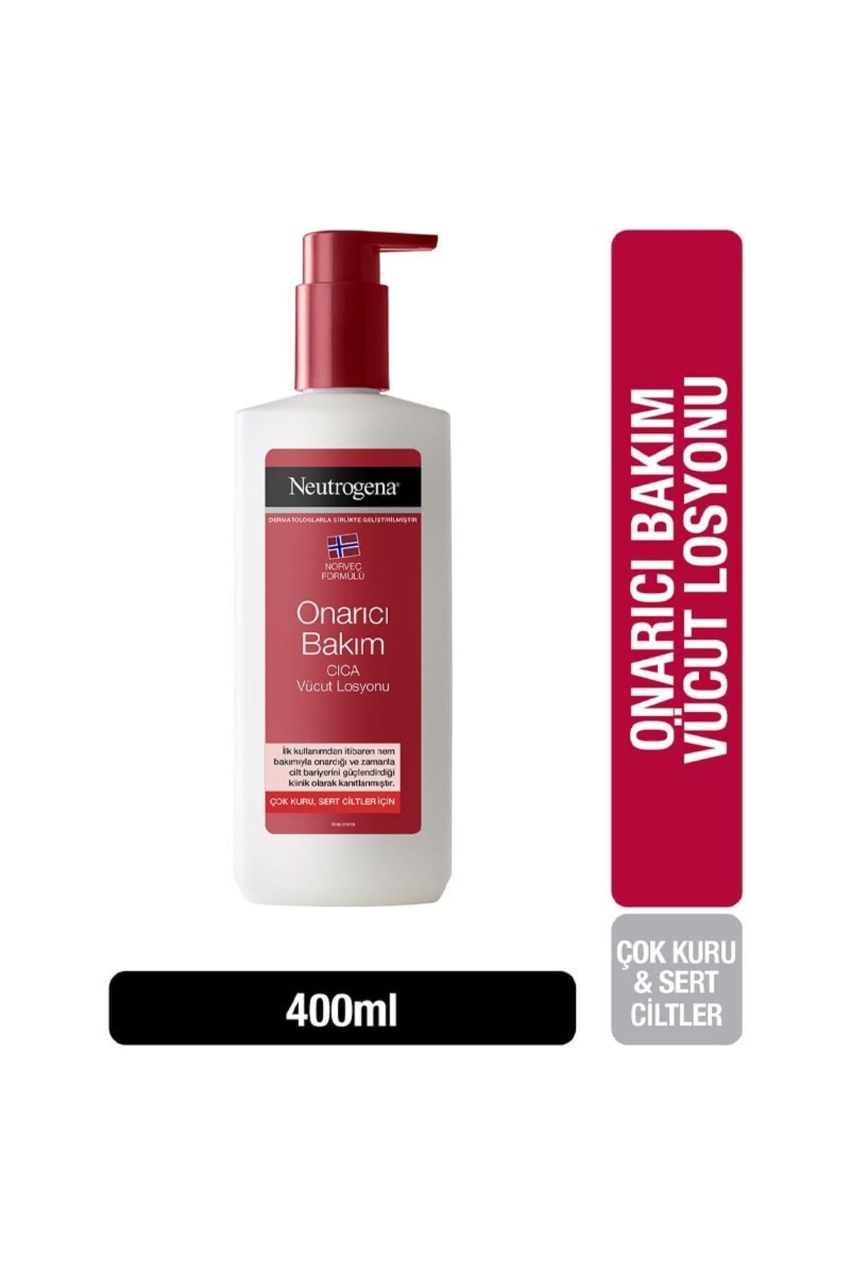 Neutrogena Cilt Bariyerini Güçlendiren CICA Onarıcı Bakım Vücut Losyonu-400 ml