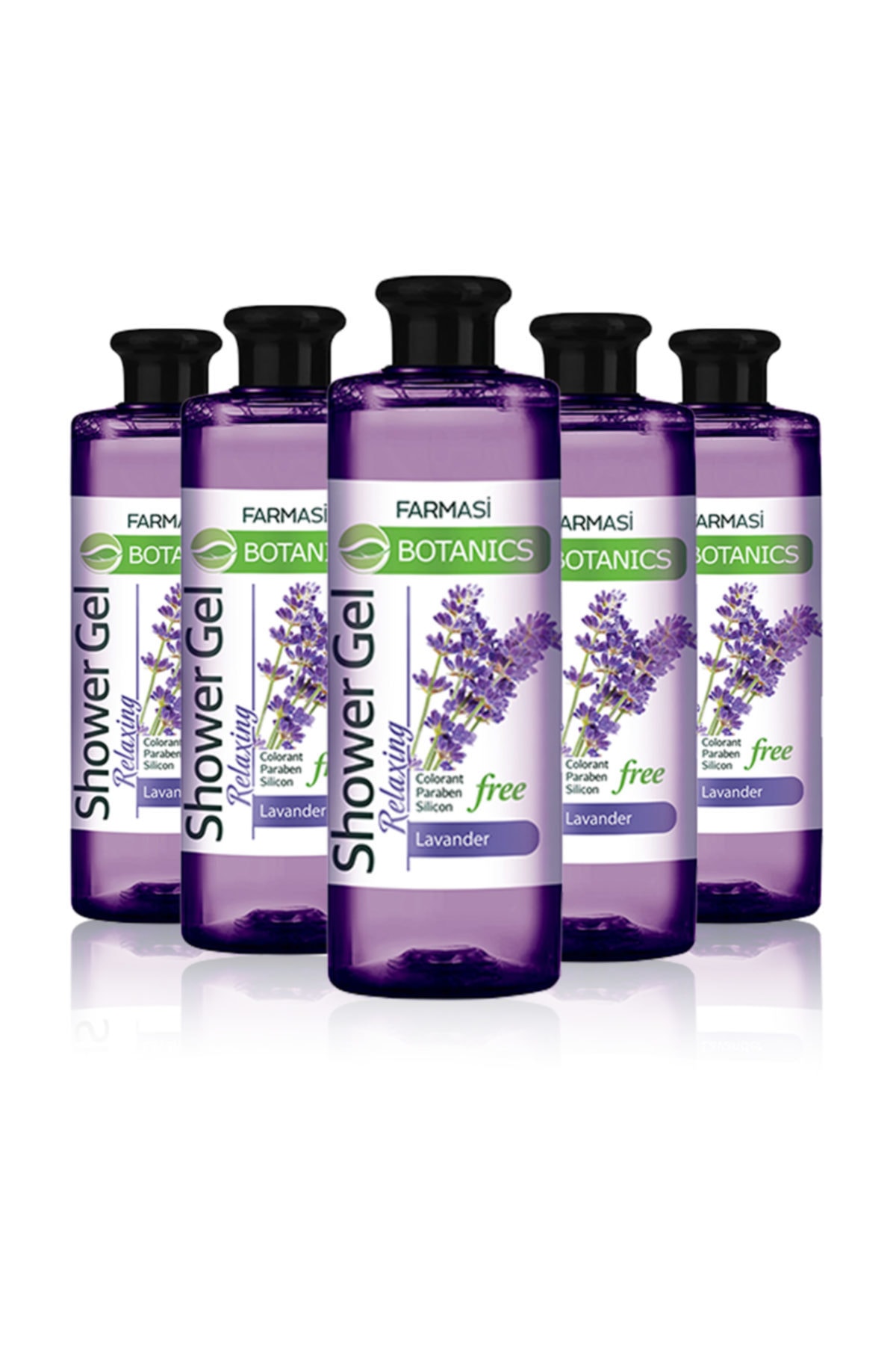 Farmasi Botanics Lavanta Özlü Rahatlatıcı Duş Jeli - 500 ml 5 Adet