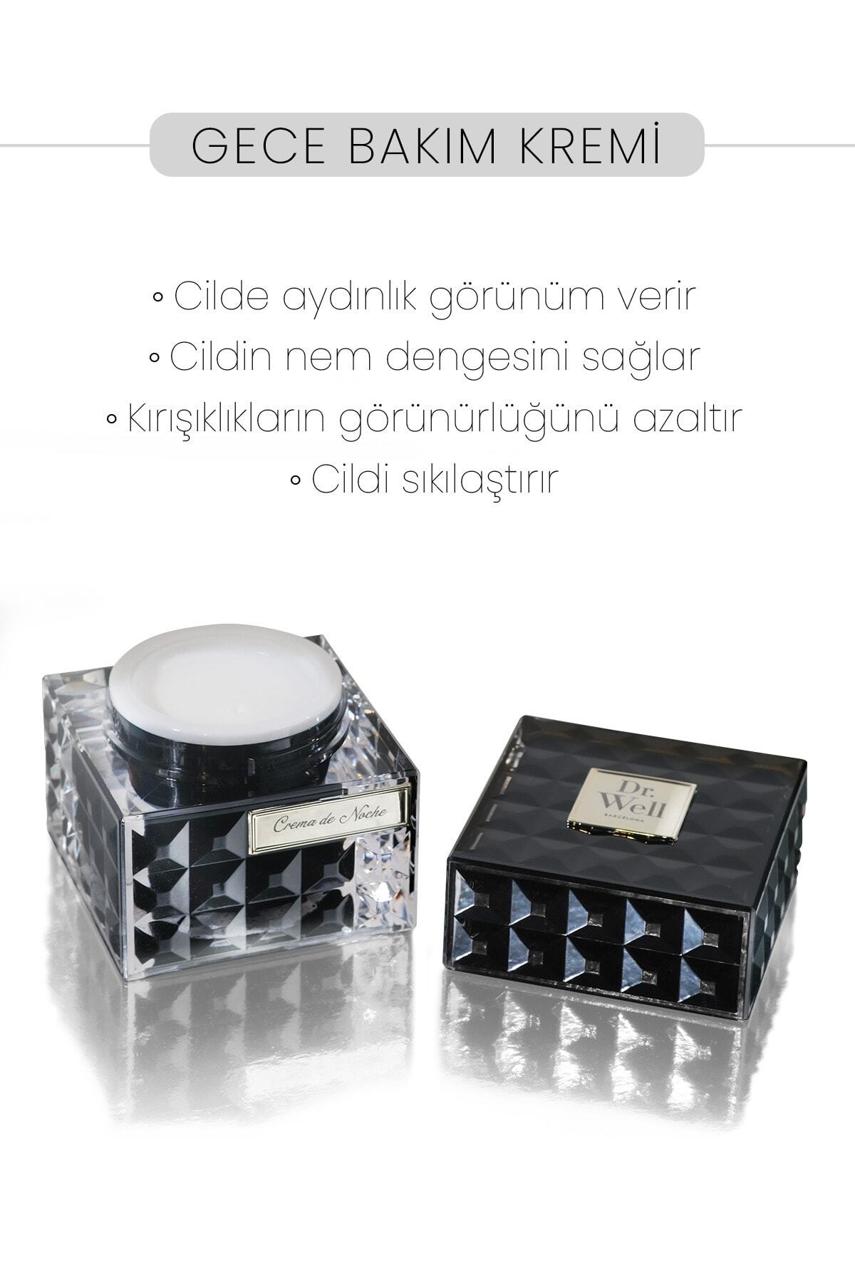 Dr.Well BARCELONA Estetik & Güzellik Kırışıklık Karşıtı, Nemlendirici Ve Canlandırıcı Gece Bakım Kremi 50 ml