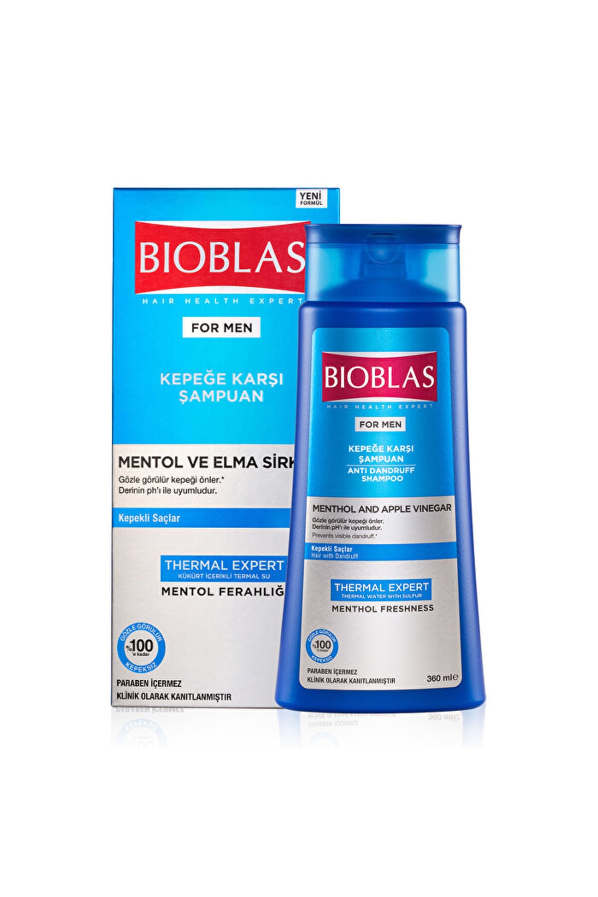 Bioblas Kepek Şampuanı - Mentol & Elma Sirkesi - 360 ml