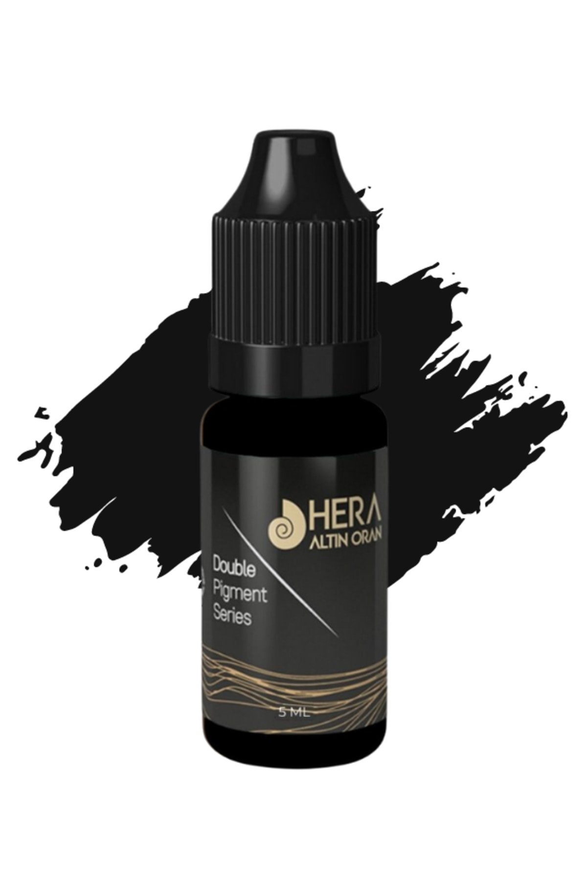 Hera Altın Oran 5ml Kalıcı Makyaj Eyeliner Boyası (AMERİCANO DOUBLE,PARLAK SİYAH)