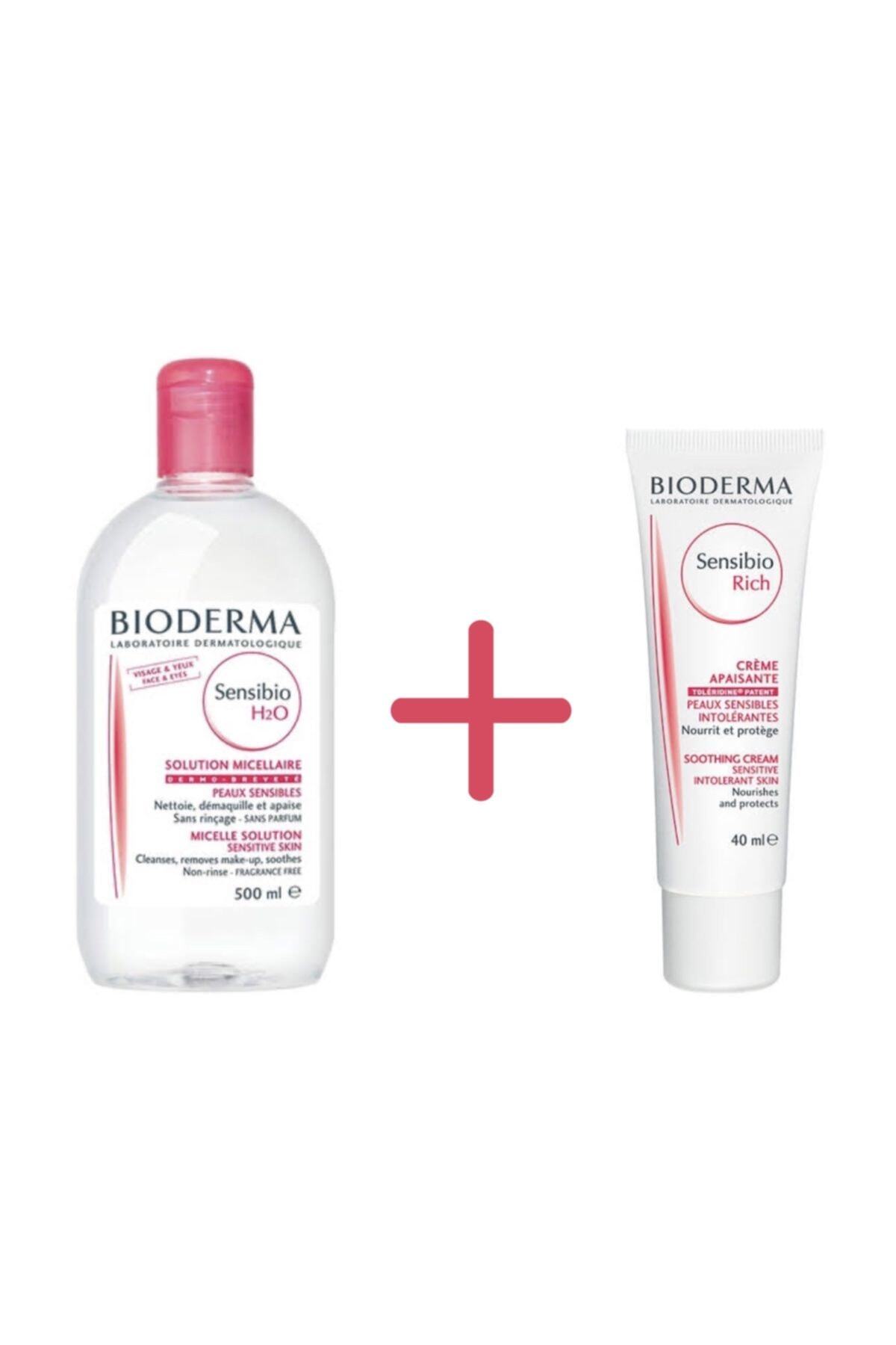 Bioderma Sensıbıo H2o 500 ml + Bıoderma Sensıbıo Rıch Creme 40 ml 340134667327471