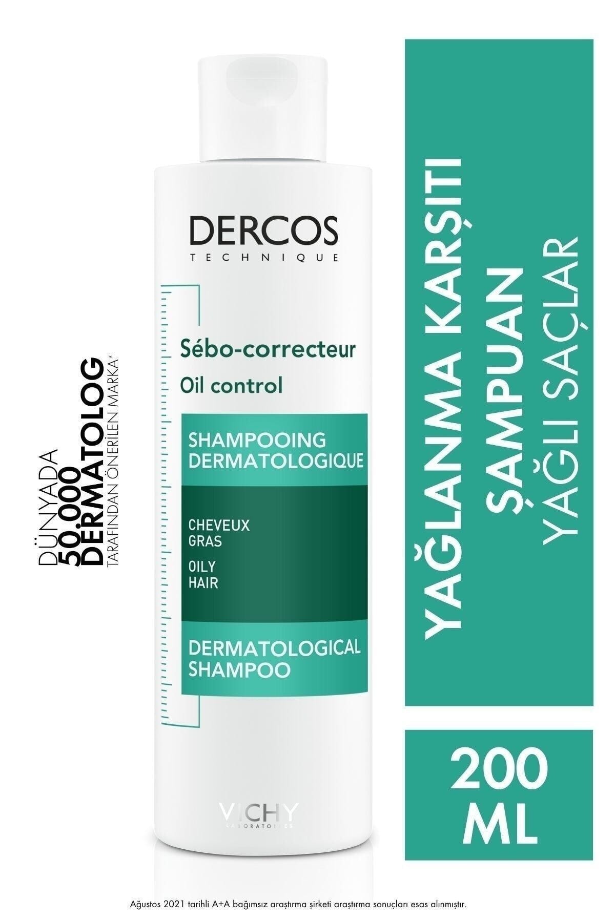 Vichy -Dercos Oil Control Yağlanma Karşıtı Bakım Şampuanı 200..(Ml)