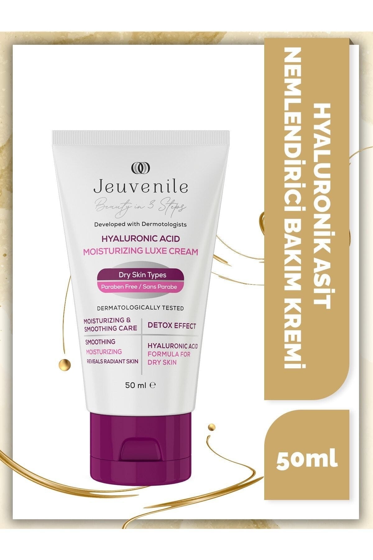 Jeuvenile Hyaluronik Asit %3 Krem – Kuru Ciltler İçin Derin Nem & Bariyer Destekleyici