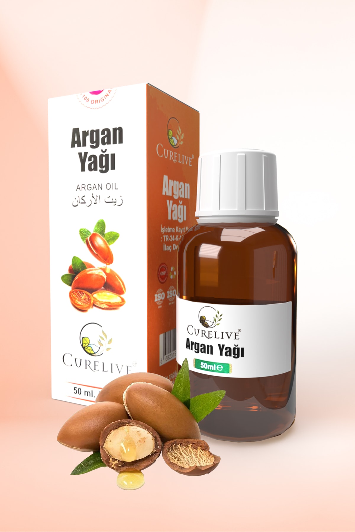 MAQYA Cosmetics Curelive Argan Yağı 20 ml