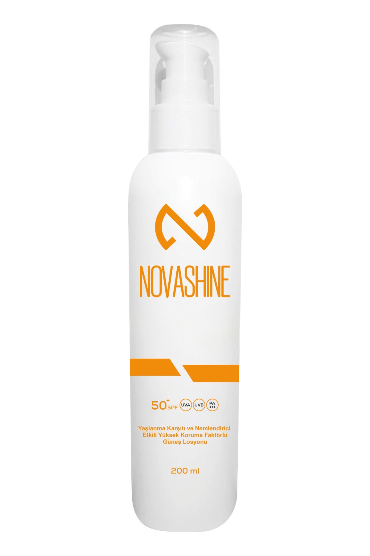 Novashine Yaşlanma Karşıtı& Nemlendirici Yüksek Koruma Faktörlü Güneş Losyonu 200 ml Pa Sun Cream