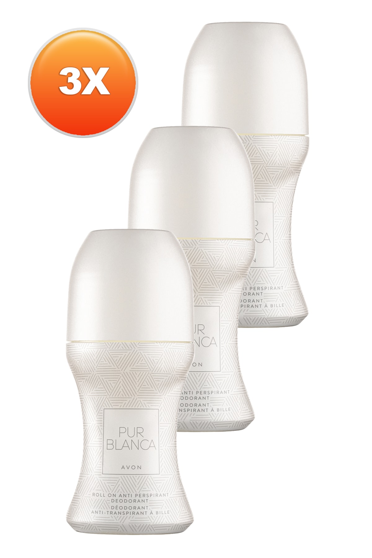 AVON Pur Blanca Kadın Rollon 50 Ml. Üçlü Set