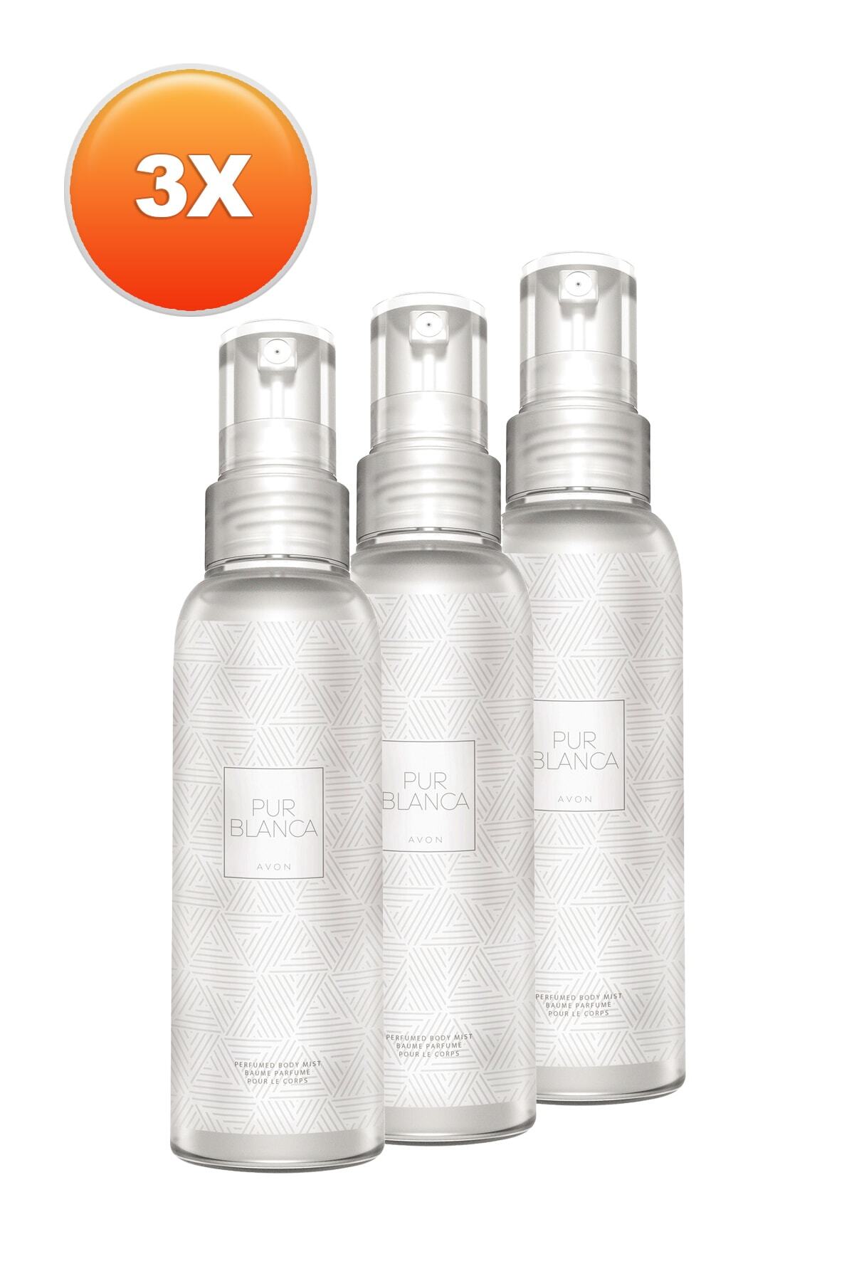 AVON Pur Blanca Kadın Vücut Spreyi 100 Ml. Üçlü Set