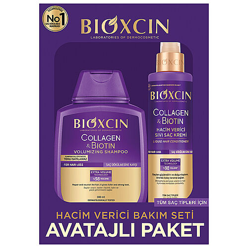 Bioxcin Volumizing Care Set - Şampuan ve Saç Kremi Avantajlı Paket