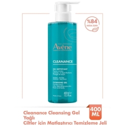 Avene Cleanance Yağlı Ciltlere Özel Yüz ve Vücut Temizleme Jeli 400 ml