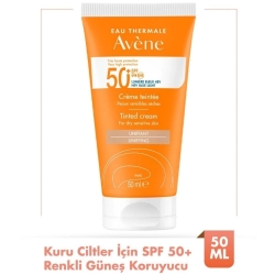 Avene Solaire SPF 50+ Renkli Güneş Kremi 50 ml