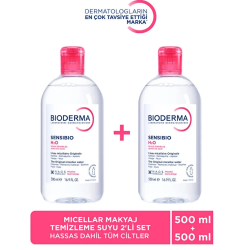 Bioderma Sensibio H2O İkili Set 500ml + 500ml