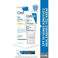 Cerave Güneş Koruma Faktörlü Yüz Kremi SPF50 52 ml