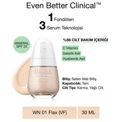 Clinique Even Better Clinical Fondöten WN 01 Flax 30ml