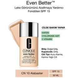 Clinique Even Better Glow Spf 15 CN 10 Alabaster Fondören 30ml
