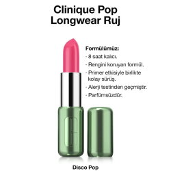 Clinique Pop Longwear Ruj - Disco Pop