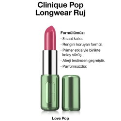 Clinique Pop Longwear Ruj - Love Pop