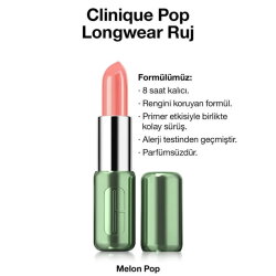 Clinique Pop Longwear Ruj - Melon Pop